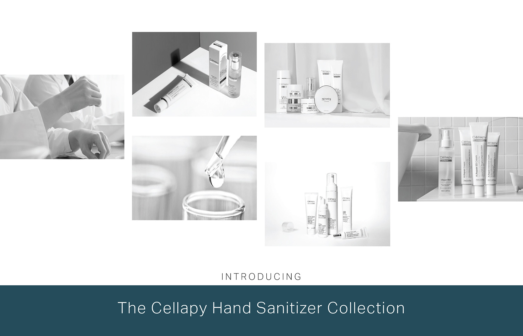 Front Cover Design for Cellapy Hand Sanitizer Collection, 2020